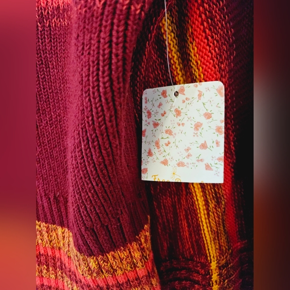 Free People Cowl Neck Cropped Knit Sweater - Picture 16 of 16